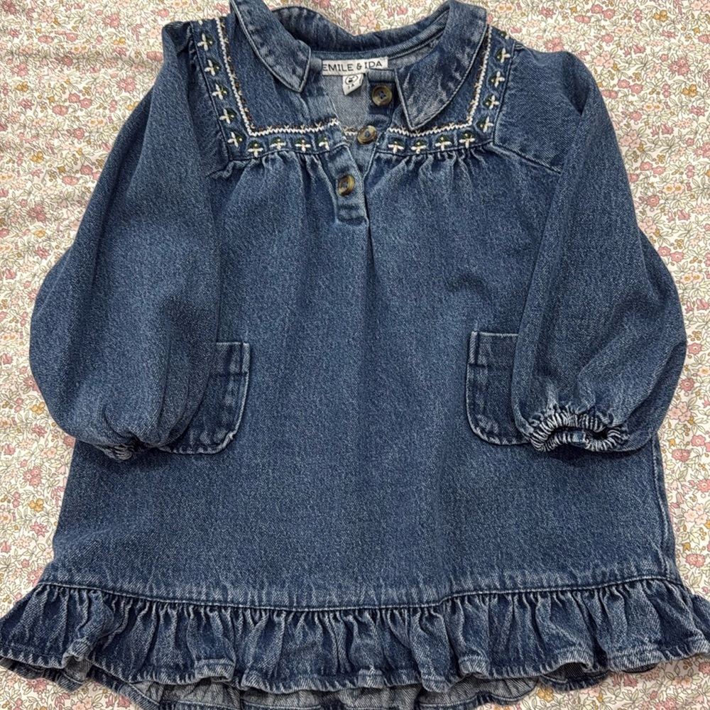 Emile Et Ida Denim Dress
